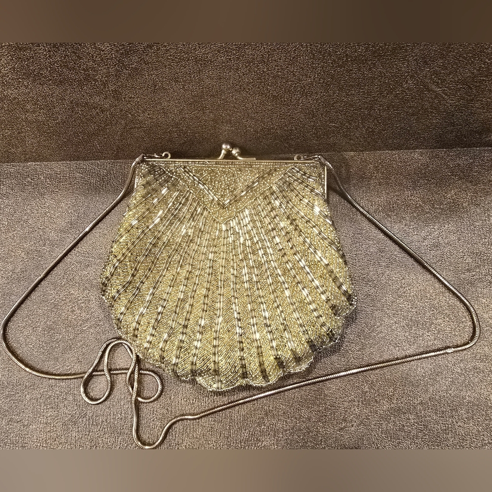 Elegant Gold Evening Clutch